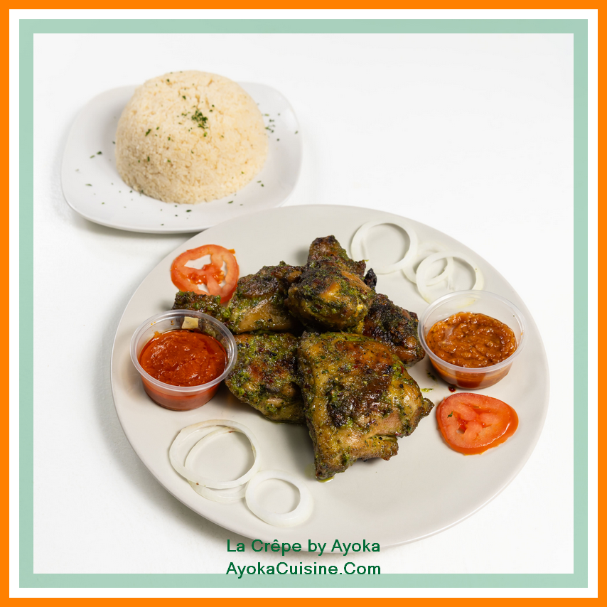 Poulet braisé or grilled chicken